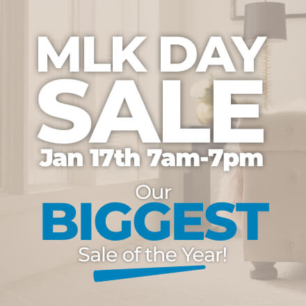 MLK DAY SALE - Jan 17th 7am - 7pm - Our BIGGEST sale of the Year